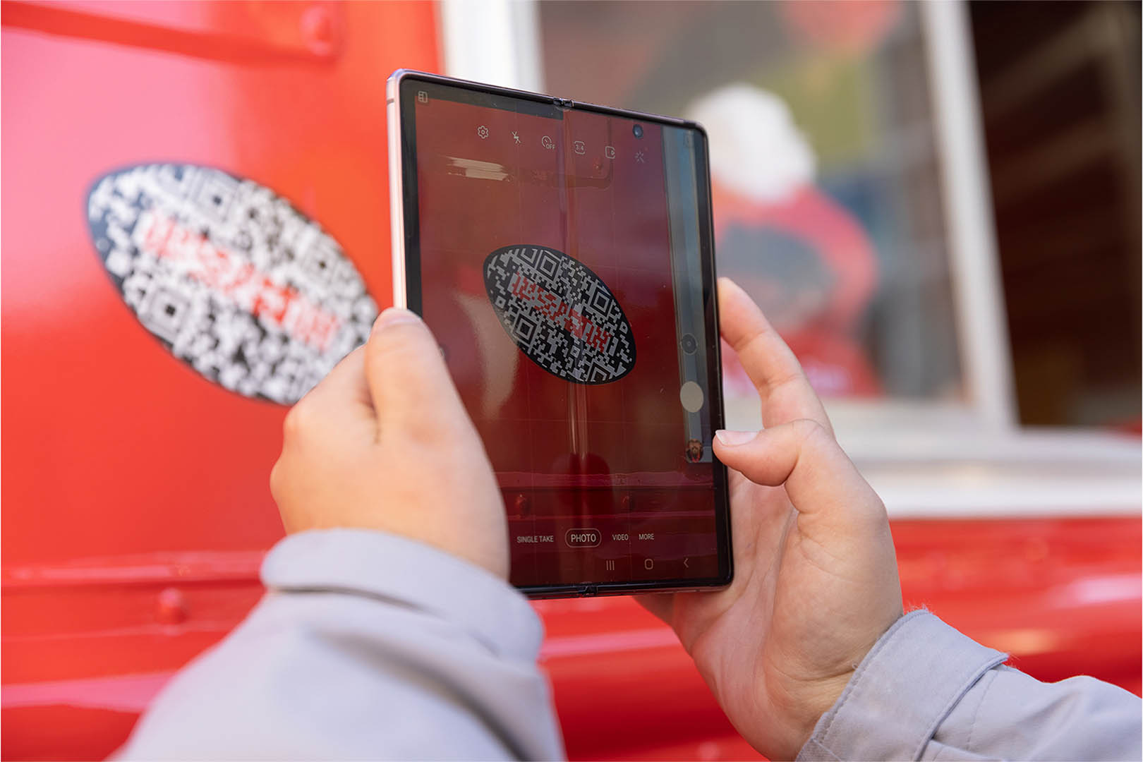 QR Code and Phone